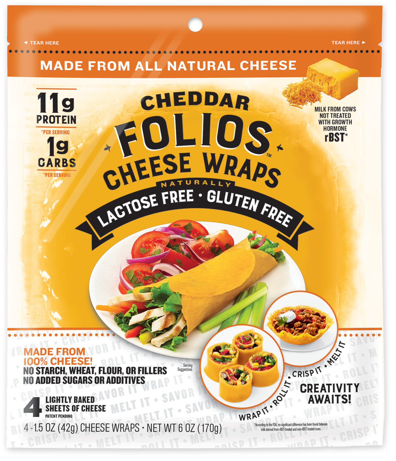 folio cheese wraps receipe