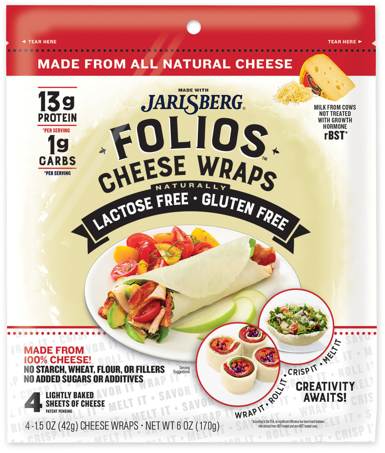 folio cheese wraps ideas