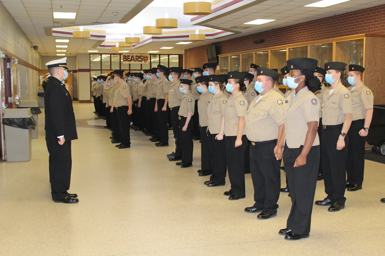 Superintendent conducts 'Pass-in-Review' at Robertsdale High School - Vimarsana News