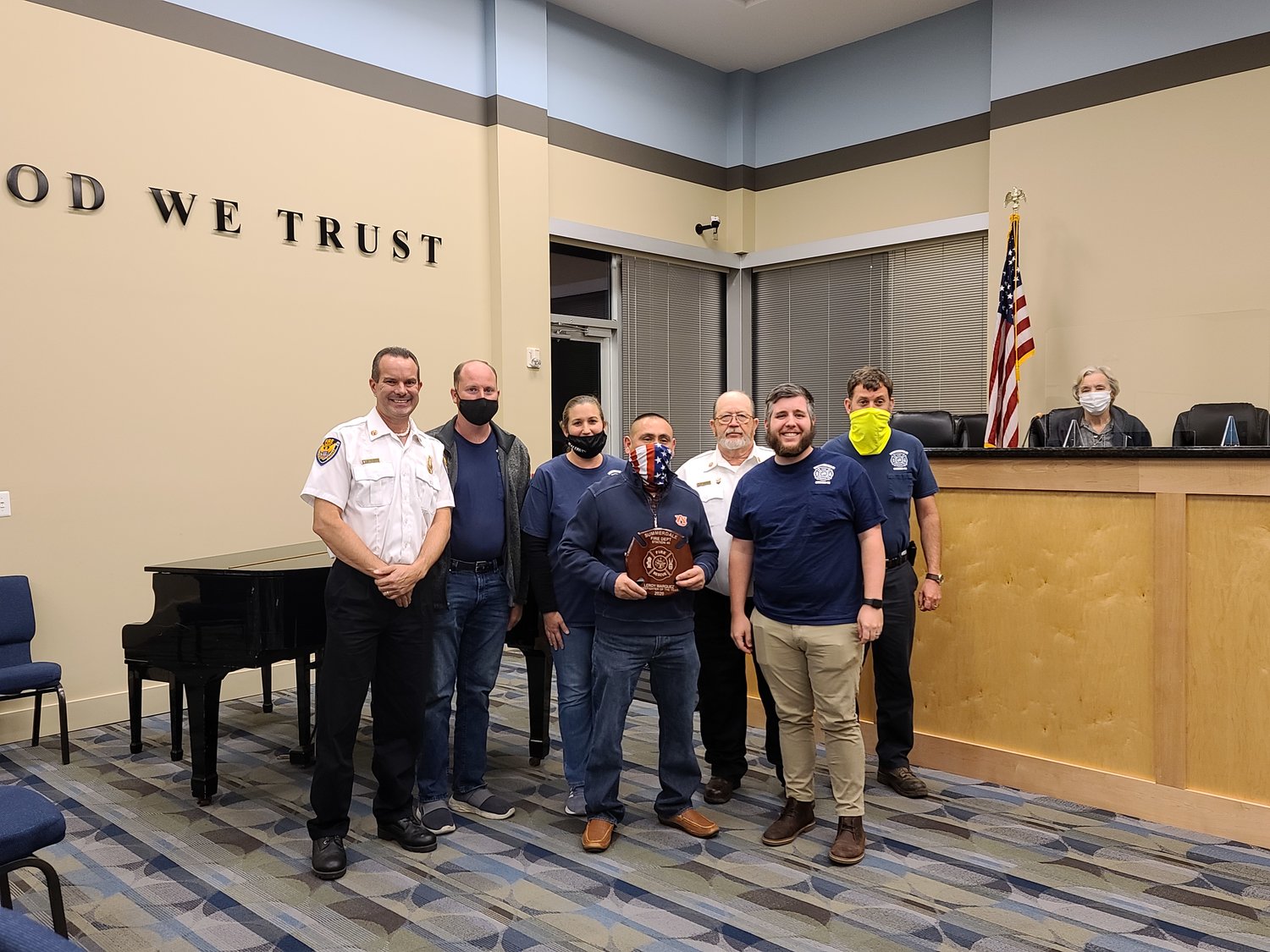 Leroy Marquez named Summerdale Volunteer Firefighter of the Year - Vimarsana News
