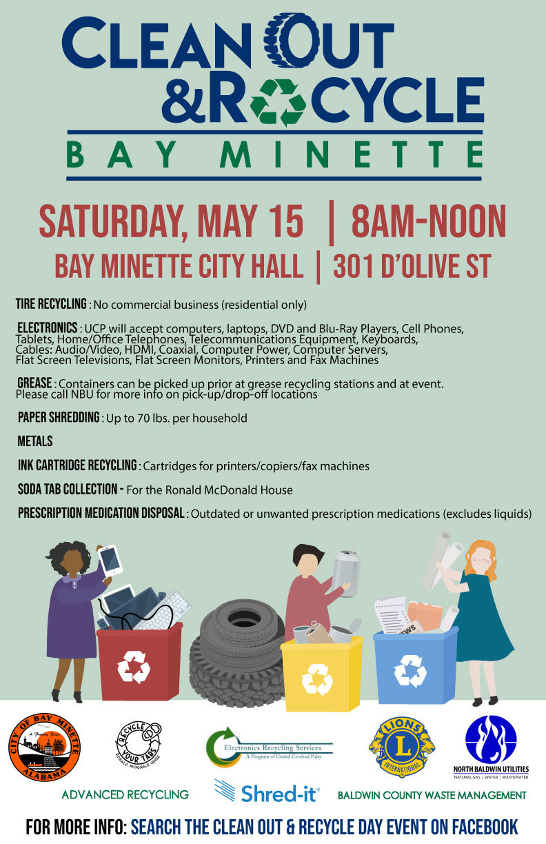 Clean Out & Recycle Day this Saturday in Bay Minette - Vimarsana News