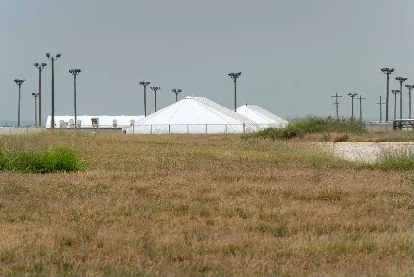 The South Texas Family Residential Center in Dilley is one of two family immigrant detention centers in Texas.