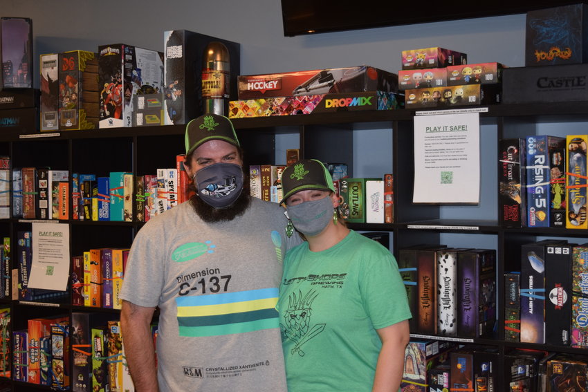JD Merritt and his wife Jessica are the owner-operators of Battlehops Brewing in Katy. In order to keep their doors open under current executive orders, the business has had to shift to an expanded food menu and focus on game sales while alcohol from the brewpub is to-go only.