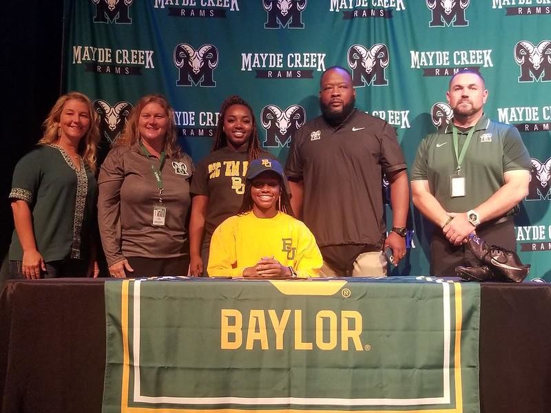 Mayde Creek's Simone Ballard signed to compete in track and field at Baylor University