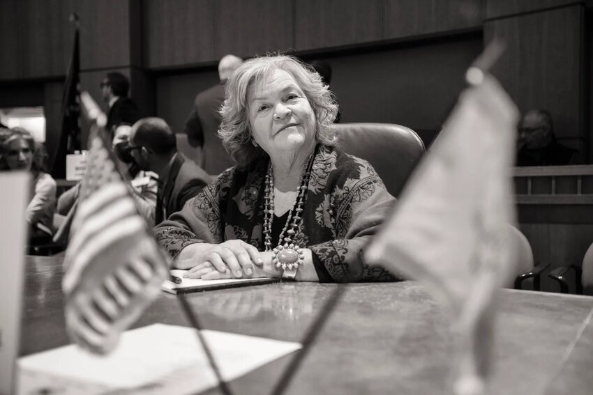 Rep. Susan Herrera, D-Embudo. Retired founding executive director of Las Alamos National Laboratory Foundation.