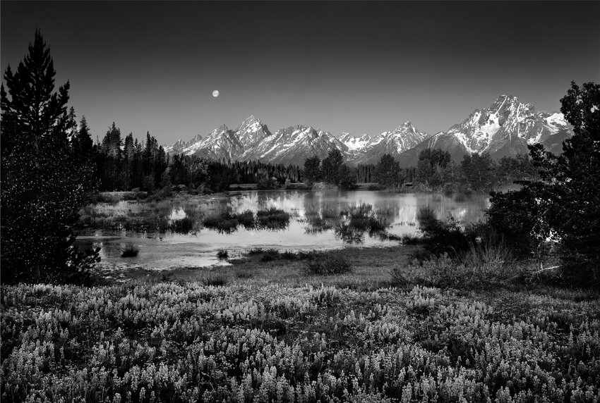 “Moon Over Tetons” is part of the Clyde Butcher: Lifeworks in Photography” exhibition opening Sept. 6 at the Las Cruces Museum of Art.