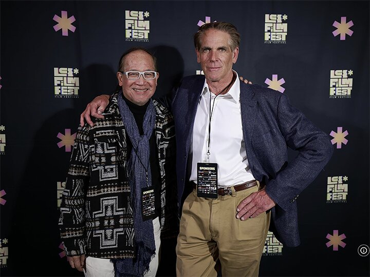 Director Alex Carig and Author Michael Allen at the Las Cruces International Film Festival.