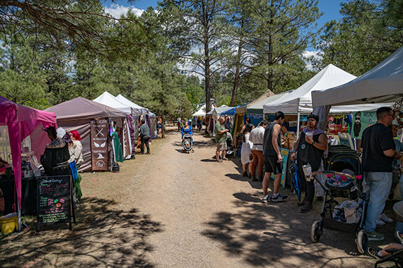 Take a stroll through the vendors camp, where whimsical wares and special surprises can be found.