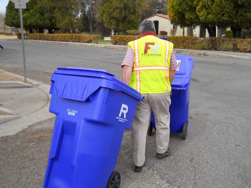 Green Connections Recycling In Las Cruces Faces Changes Las Cruces   20190624 143103 Photo 1 Friedman Bin Rollout 1024x768 