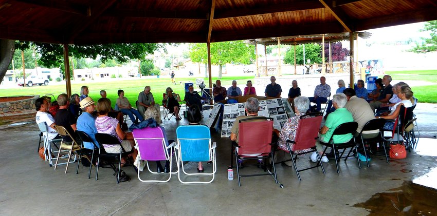 The 2016 commemoration of the atomic bombings of Hiroshima and Nagasaki by Gila Friends Meeting (Quakers), held in Gough Park, Silver City, New Mexico with participants from Grant County, Las Cruces, and El Paso.