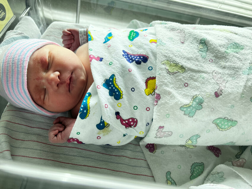 Baby Graciela was born at MountainView Regional Medical Center at 10:20 a.m. on New Year’s Day, Jan. 1.
