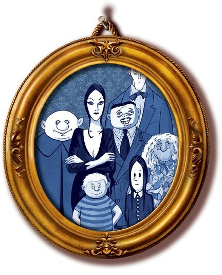 The Addams Family’ portrait