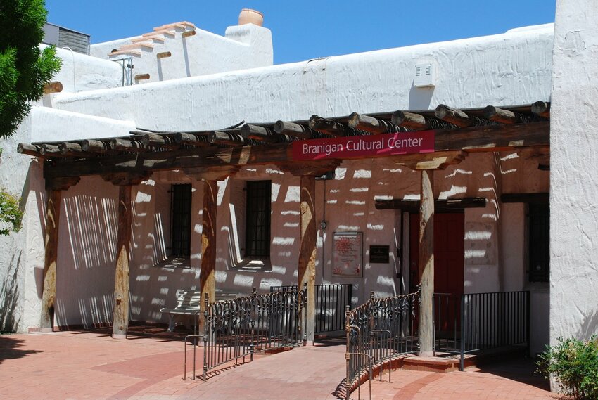 The Branigan Cultural Center is located at 501 N. Main Street in downtown Las Cruces.