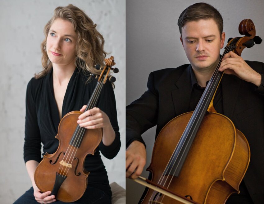 From left, Beth Wenstrom and James Carney are featured in a pair of baroque concerts in Las Cruces and El Paso June 21 and 22 with the ensemble Camerata del Sol.