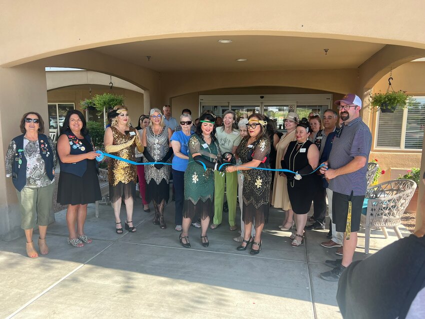 On Wednesday, June 12, the Greater Las Cruces Chamber of Commerce was on hand as the staff at Solstice Senior Living cut the ribbon on its renovated facility.