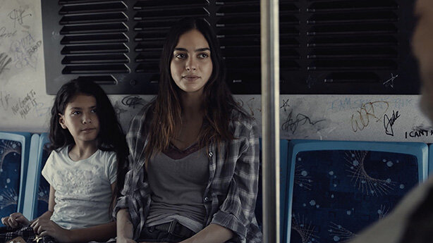Alma Sisneros and Melissa Barrera in &ldquo;All the World is Sleeping.&rdquo;