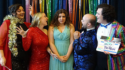 Left to Right: Melis Derya White, Kate Conrad, Greta Greenblatt, Karlten Friedrich, Alex Brabo
