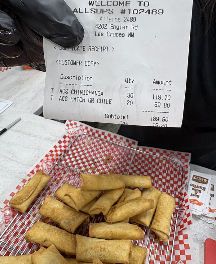 The Allsup’s at 4202 Engler Road celebrated its grand opening on Thursday, March 27 and one eager customer purchased 50 Allsup’s burritos.