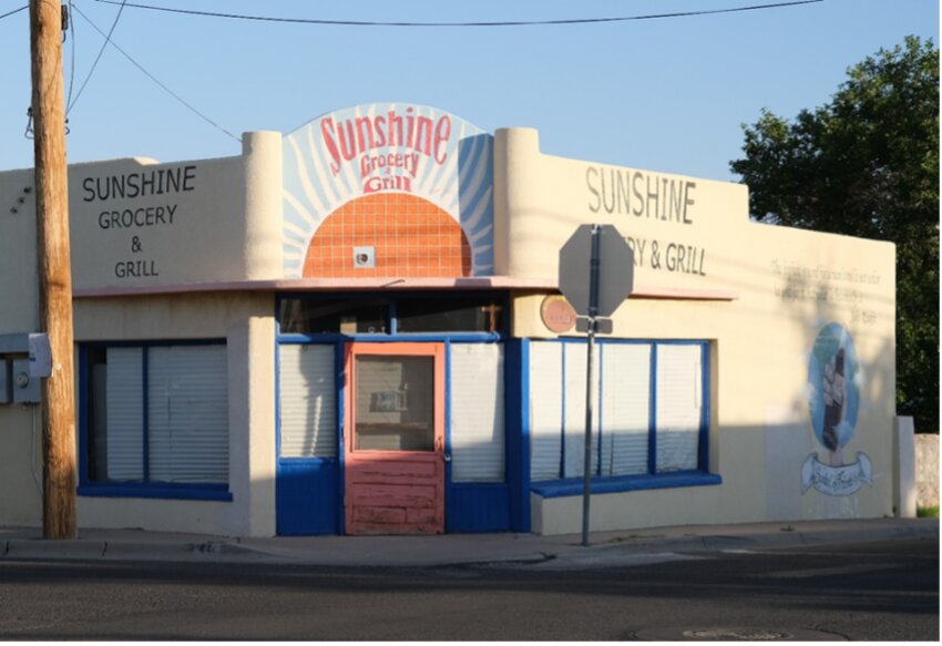 Sunshine Grocery, Art Deco Style, Mesquite Historic District
