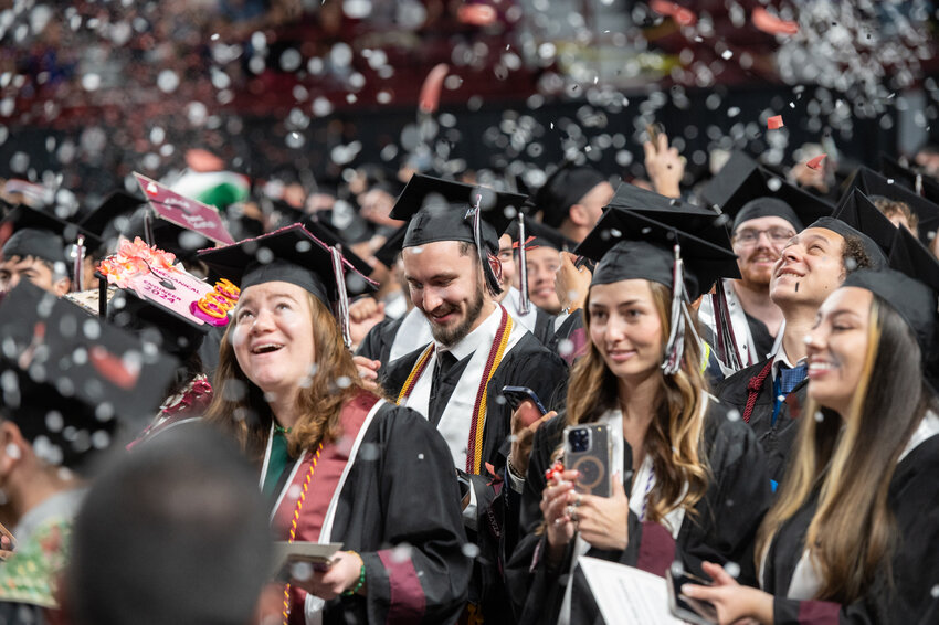 The New Mexico State University 132nd Commencement Ceremony at the Pan American Center Saturday December 14, 2024.