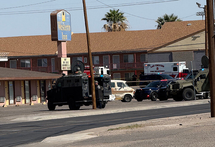 A standoff on Picacho and 17th Street began Tuesday morning. The streets are blocked off.