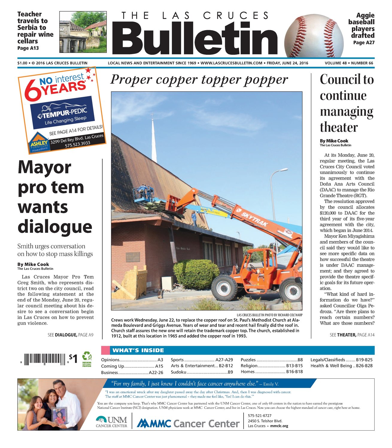 Jun 24, 2016 Las Cruces Bulletin