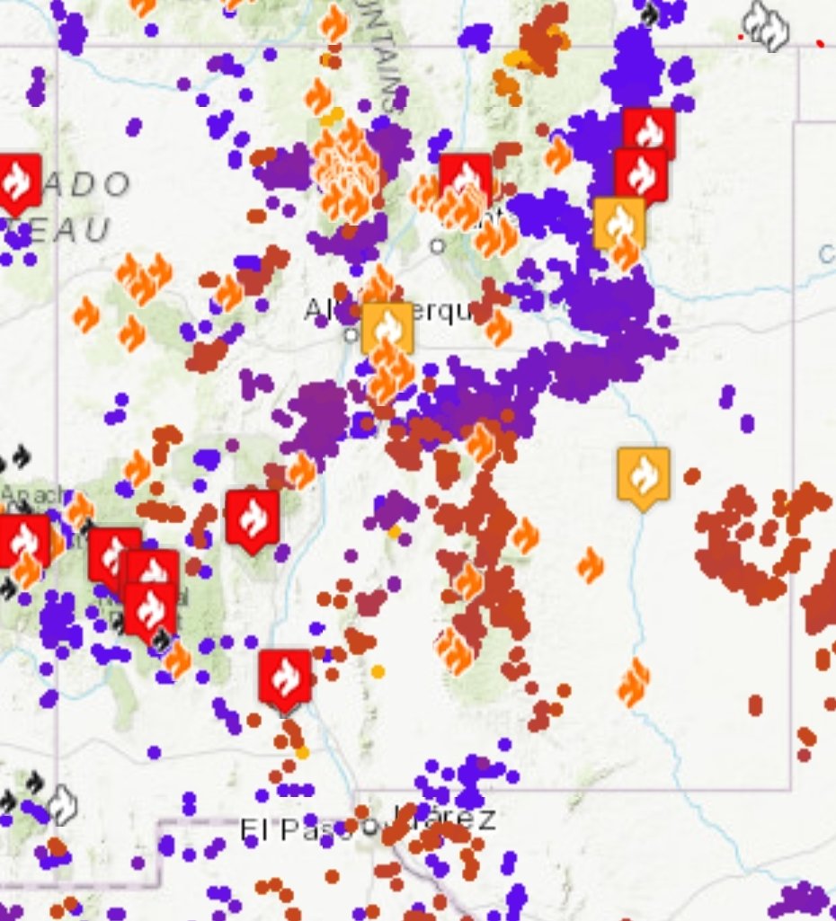 New Mexico Fire Map