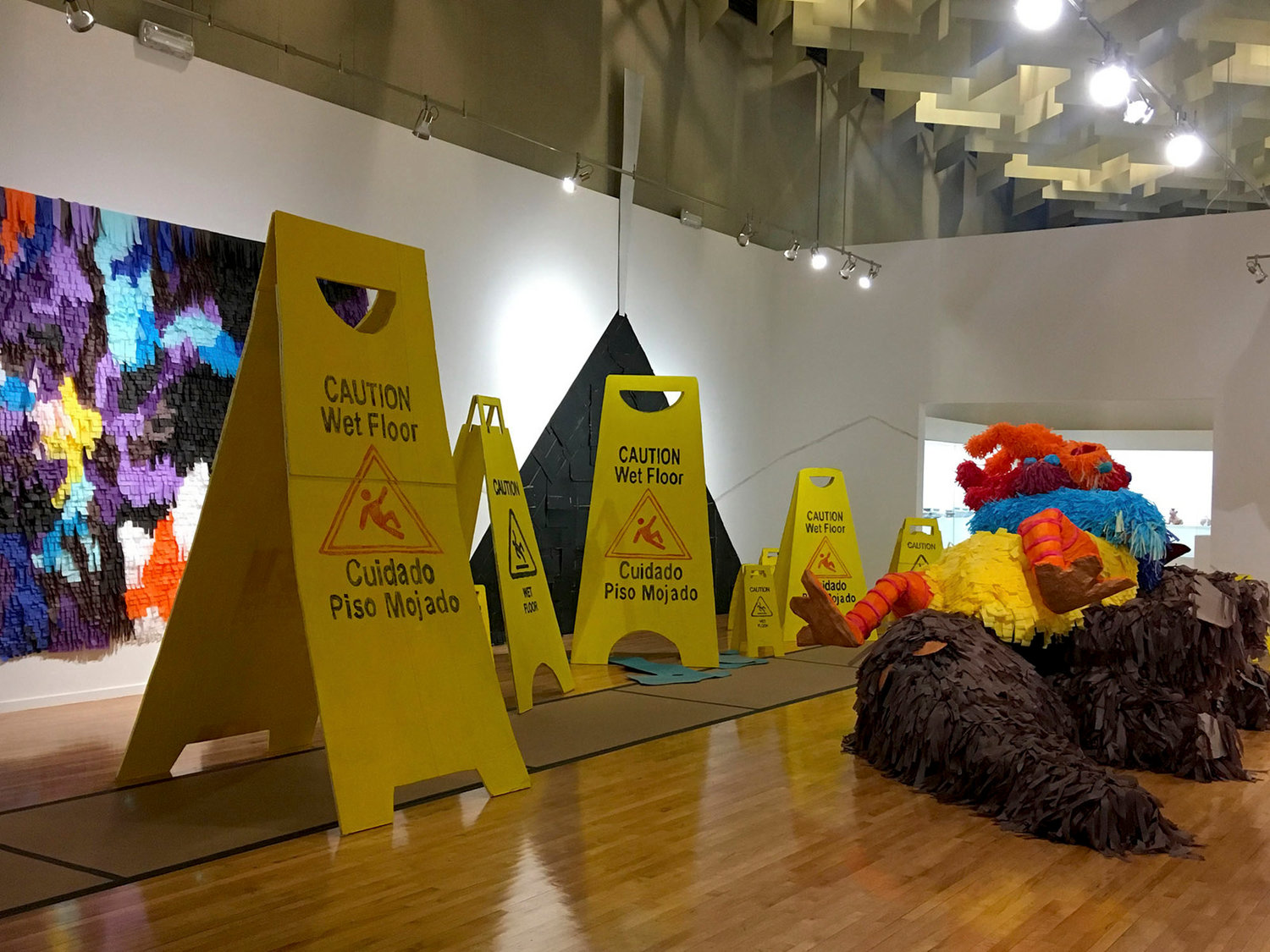 Sorry for the mess, installation view at Marjorie Barrick Museum of Art, Las Vegas, 2019.
