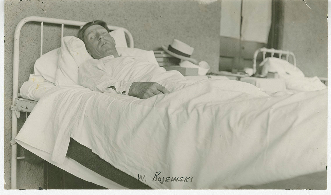 A patient at Fort Bayard Hospital during the 1910s