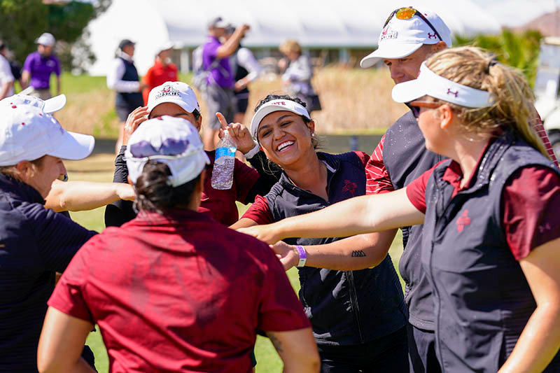 The NMSU women’s golf team won its 10th WAC championship and will advance to an NCAA Regional at Stanford, California, May 10-12.