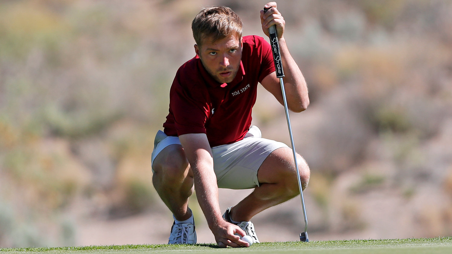 Sophomore Garrison Smith was the Aggies top golfer during the first day of action at the NCAA Southwest Region in Albuquerque.