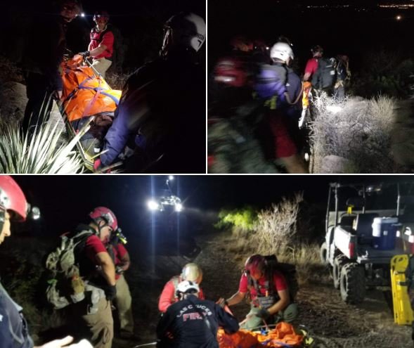 Mesilla Valley Search and Rescue, the Las Cruces Fire Department's Technical Rescue Team, Dona Ana County Sheriff's Office and New Mexico State Police assisted in rescuing 24 hikers who became stranded in the Organ Mountains Sunday evening.