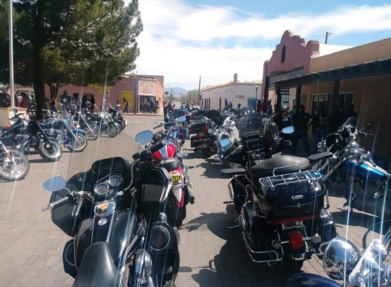 Eagle Riders 2018 bike blessing in Mesilla