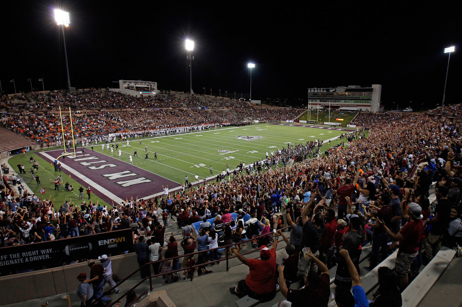 New Mexico State University will allow 100 percent attendance capacity at all its sports venues for the coming school year. That means football fans will be able to enjoy some action at Aggie Memorial Stadium.