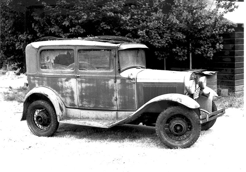 This is what Rick Black’s 1931 Model A Ford looked like when he bought it.