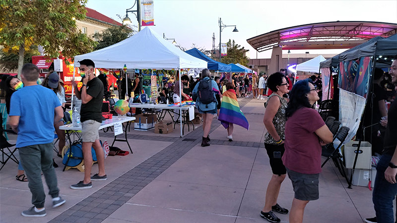The annual pride parade Downtown and celebration at Plaza de Las Cruces was Saturday, Oct. 2 at Plaza de Las Cruces.