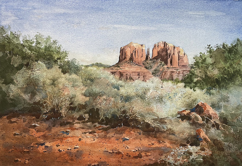 “Cathedral Rock,” by Jay Leutwyler