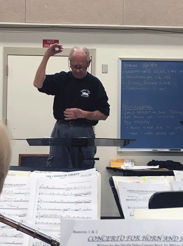 Dr. William Clark helped to found the Mesilla Valley Concert Band back in 1982. It has done more than 200 concerts over the years for more than 150,000 people.