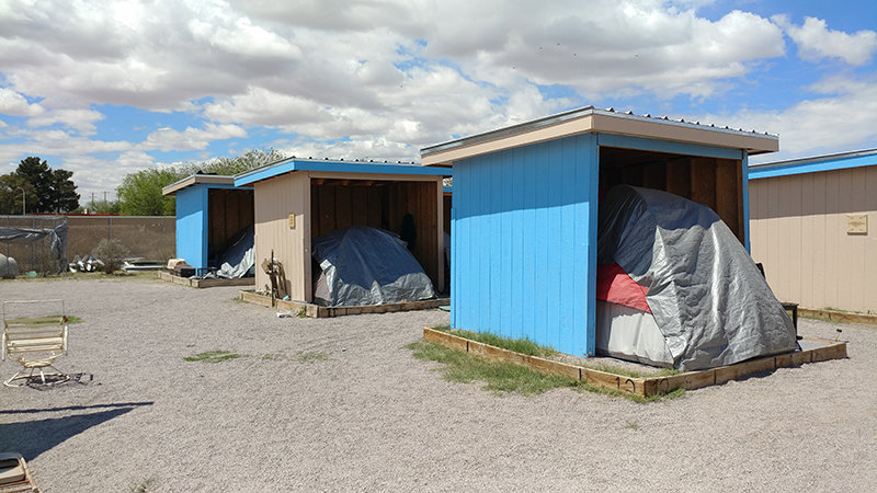 Tents in Mesilla Valley Community of Hope’s Camp Hope tent city