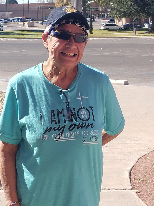 Anna L. Juarez credits her regular regimen of walking and other exercise with helping her control some health issues.