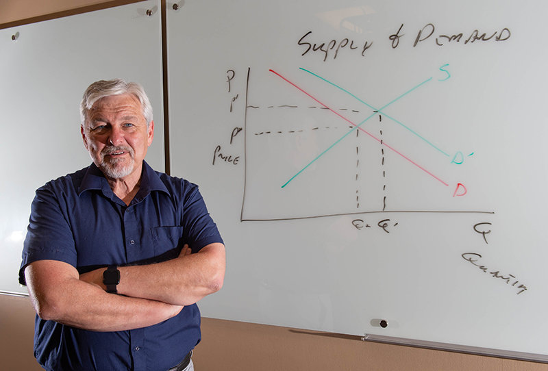 New Mexico State University economics professor Christopher Erickson