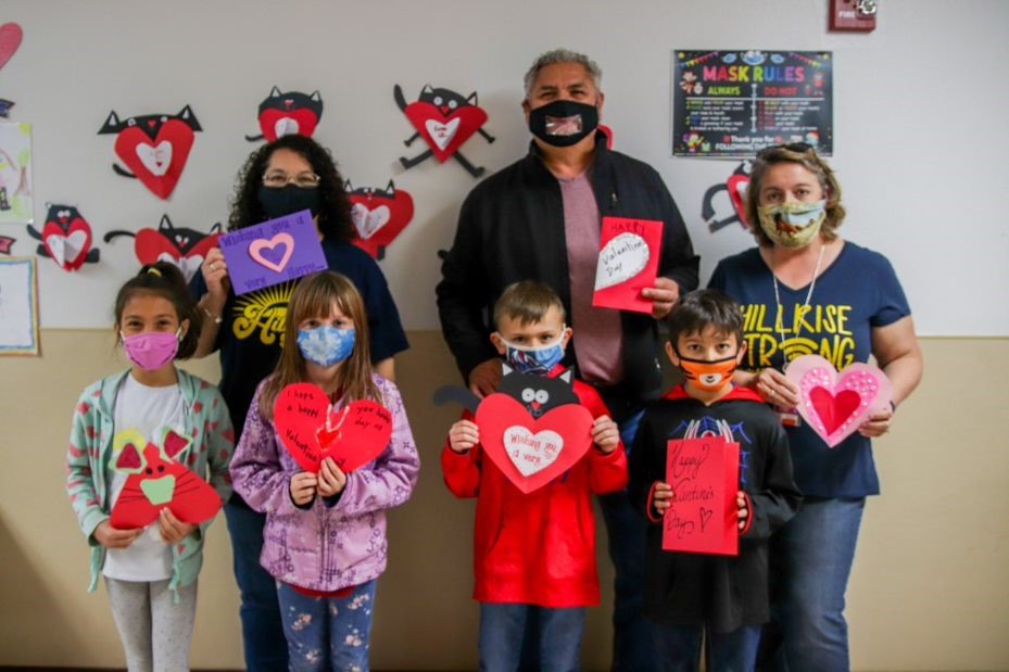 The City of Las Cruces teamed up with Las Cruces Public Schools classes to make sure local seniors weren’t forgotten on Valentine’s Day.