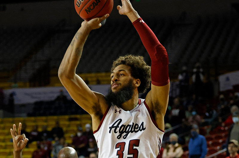 New Mexico State University basketball player Johhny McCants.