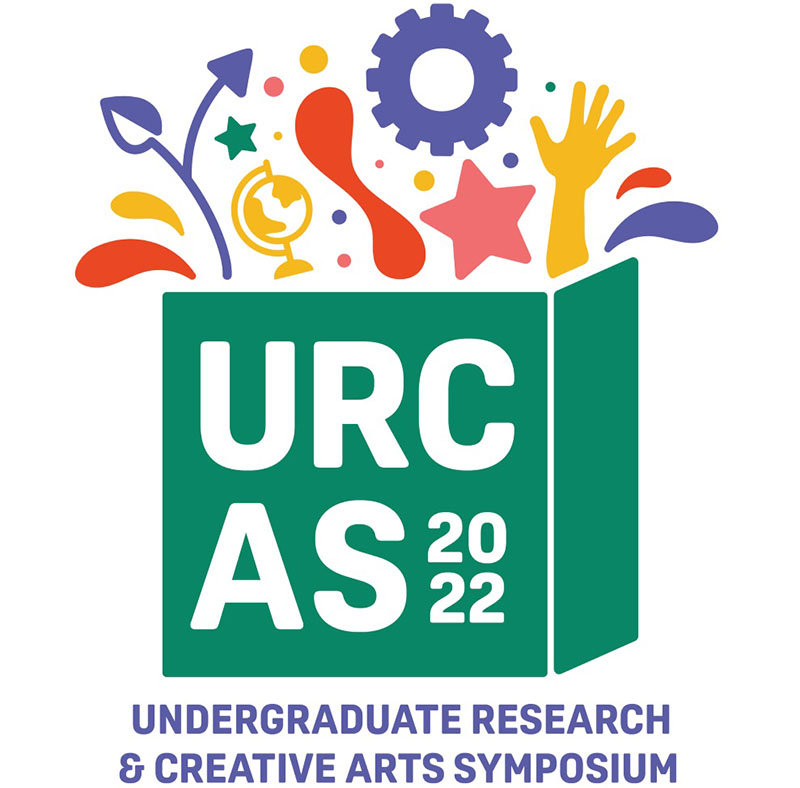 The 27th annual Undergraduate Research and Creative Arts Symposium returns to an in-person format April 29 at New Mexico State University. The logo for this year’s event was designed by undergraduate graphic designer Jenna Dunlap, under the mentorship of assistant graphic design professor Brita d'Agostino.