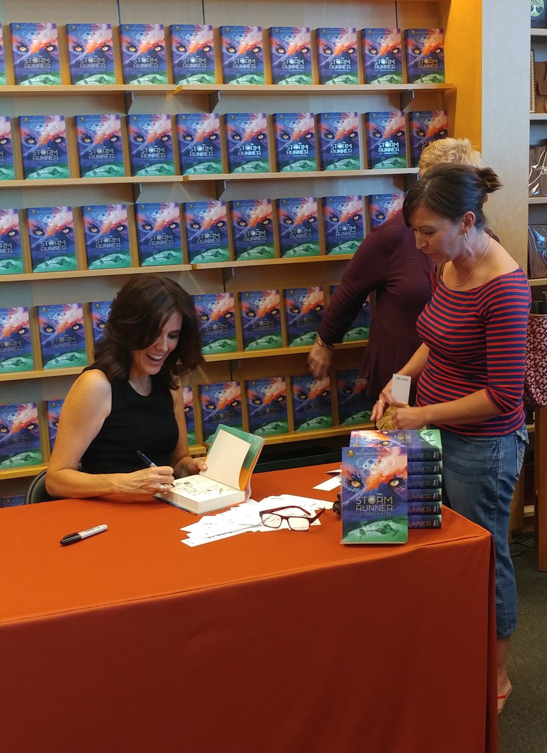 It was standing room only when Jennifer Cervantes signed copies of “Storm Runner” at Barnes & Noble Bookstore at Mesilla Valley Mall in September 2018. She will sign copies of her latest book, “Flirting with Fate,” at 3 p.m. Saturday, April 23, at the same Barnes & Noble.