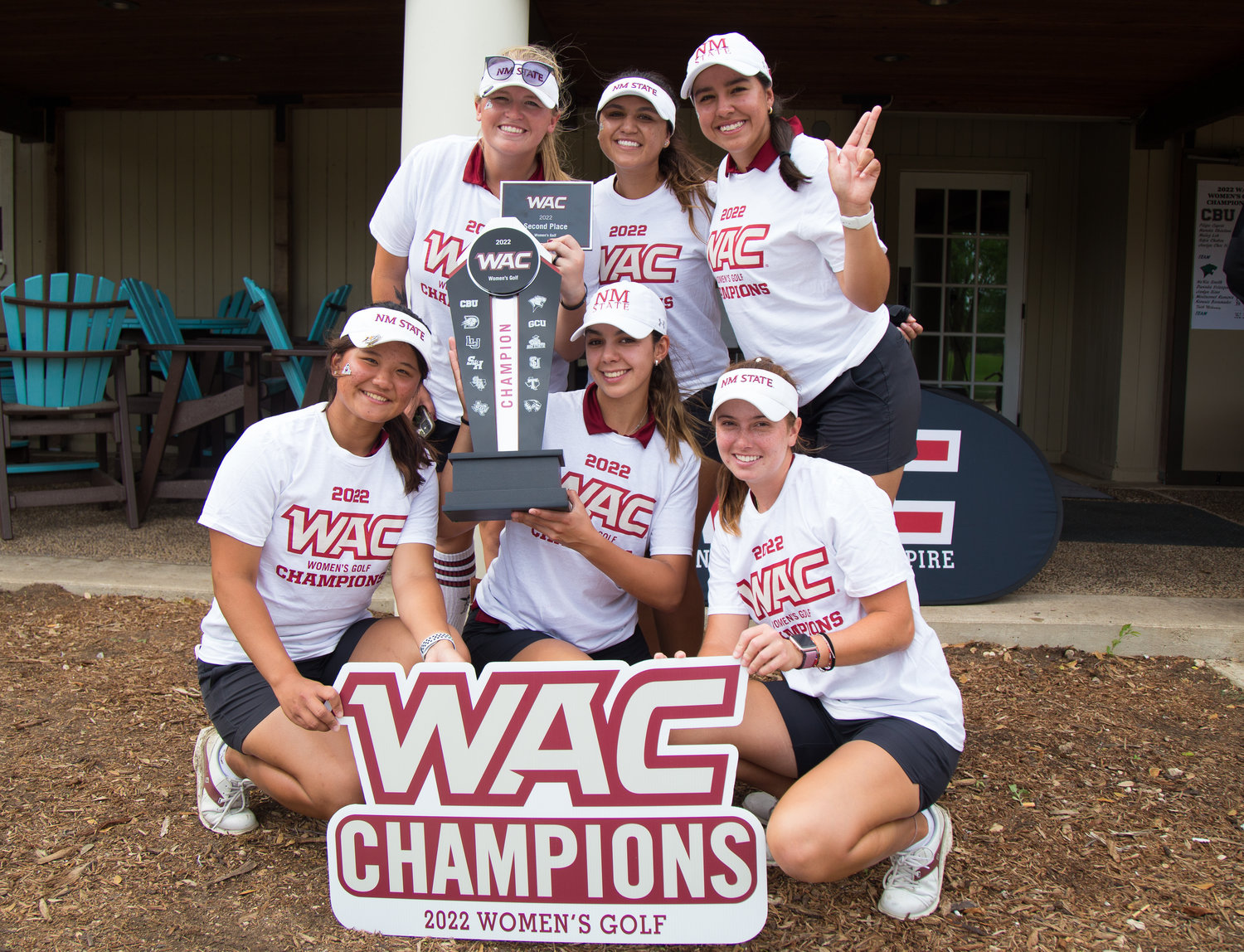 The NM State women's golf team won their seventh WAC championship in the past eight years.