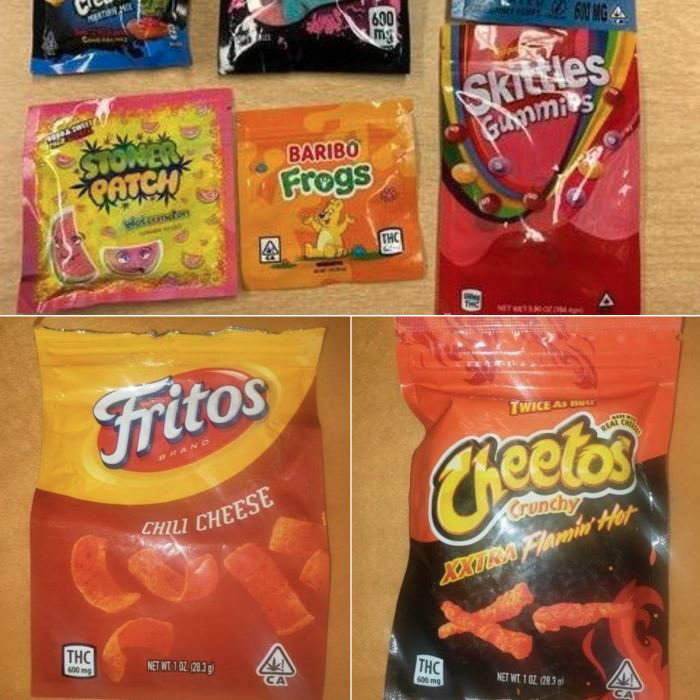 Public school officials and school resource officers are asking parents to be aware of potentially dangerous THC-infused products disguised as popular snacks.