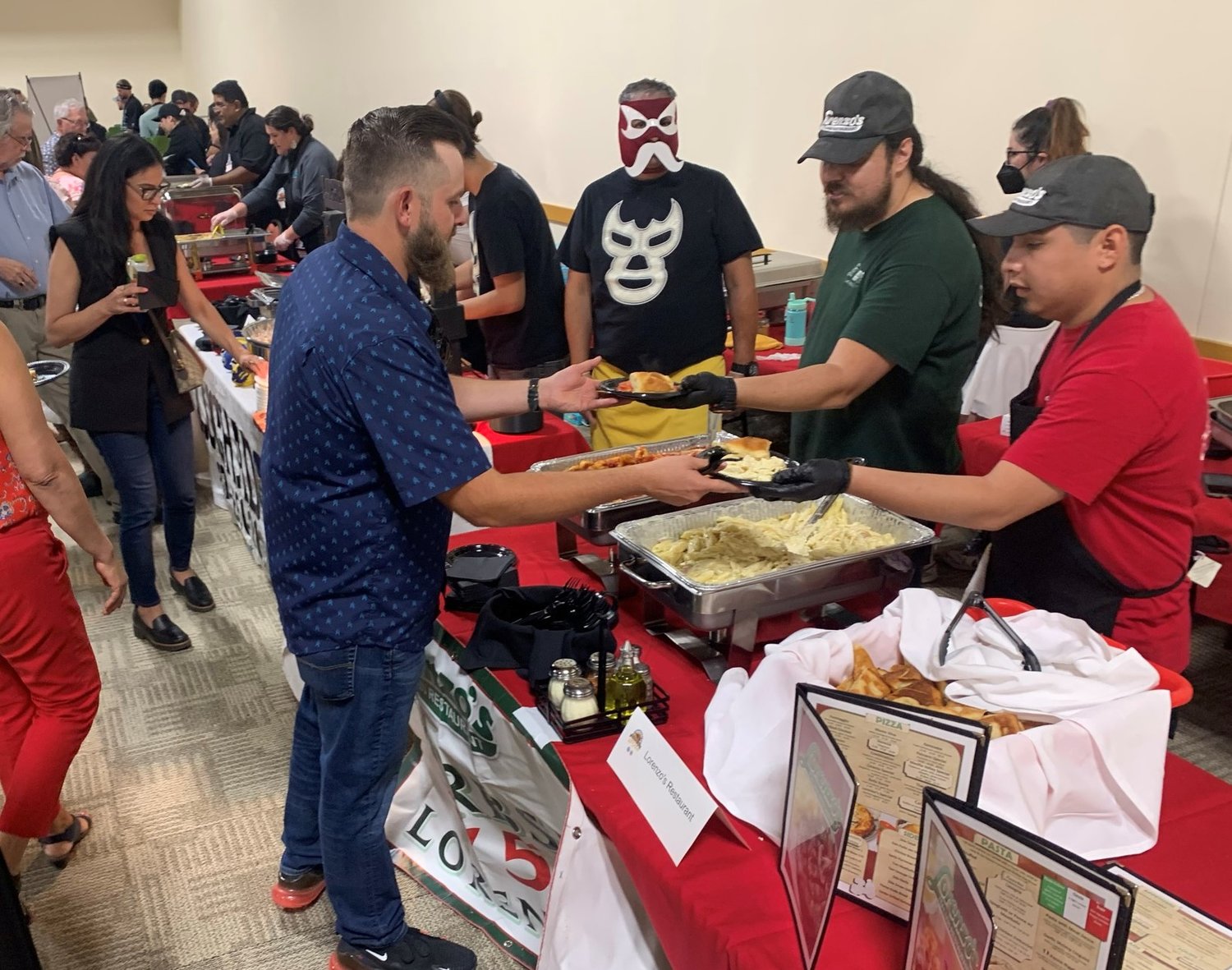 Lorenzo’s Italian and the Luchador food truck employees provided delicious samples during Taste of Las Cruces.