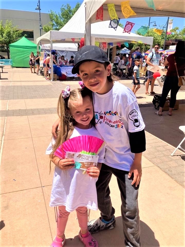 Brother and sister: Aaron Sanchez, 11, and Faith Sanchez, 6