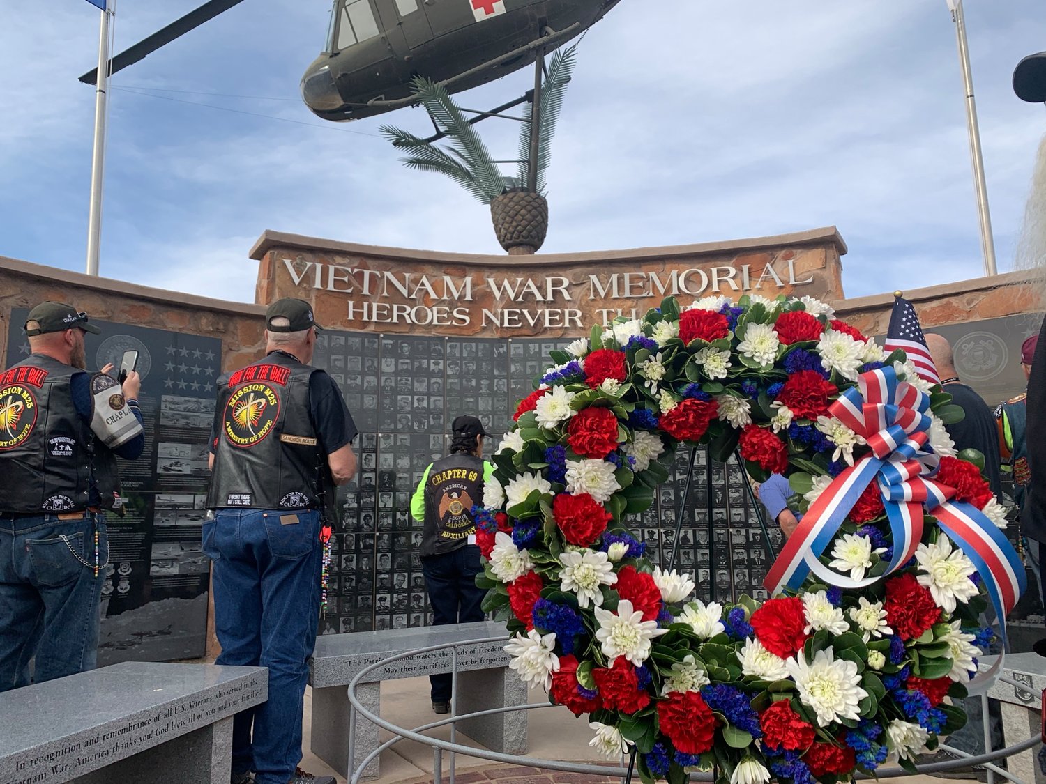 The Run for the Wall cross-country motorcycle run comes through Las Cruces Friday, May 20, and stops to participate in a wreath laying ceremony at the Vietnam Veterans Memorial at Las Cruces Veterans Park.